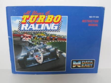 Al Unser Jr. Turbo Racing - NES Manual